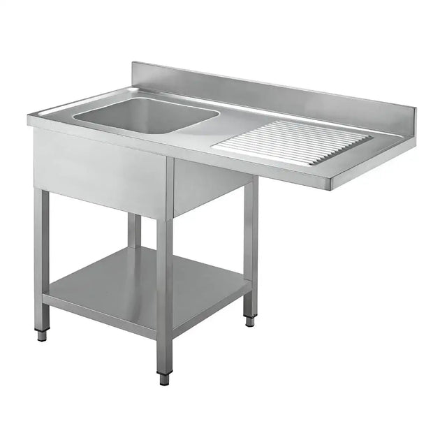 TOPLINE Spülcenter / 1 Becken links , 1400 x 700 mm - Gastro-Bedarf24 GmbH
