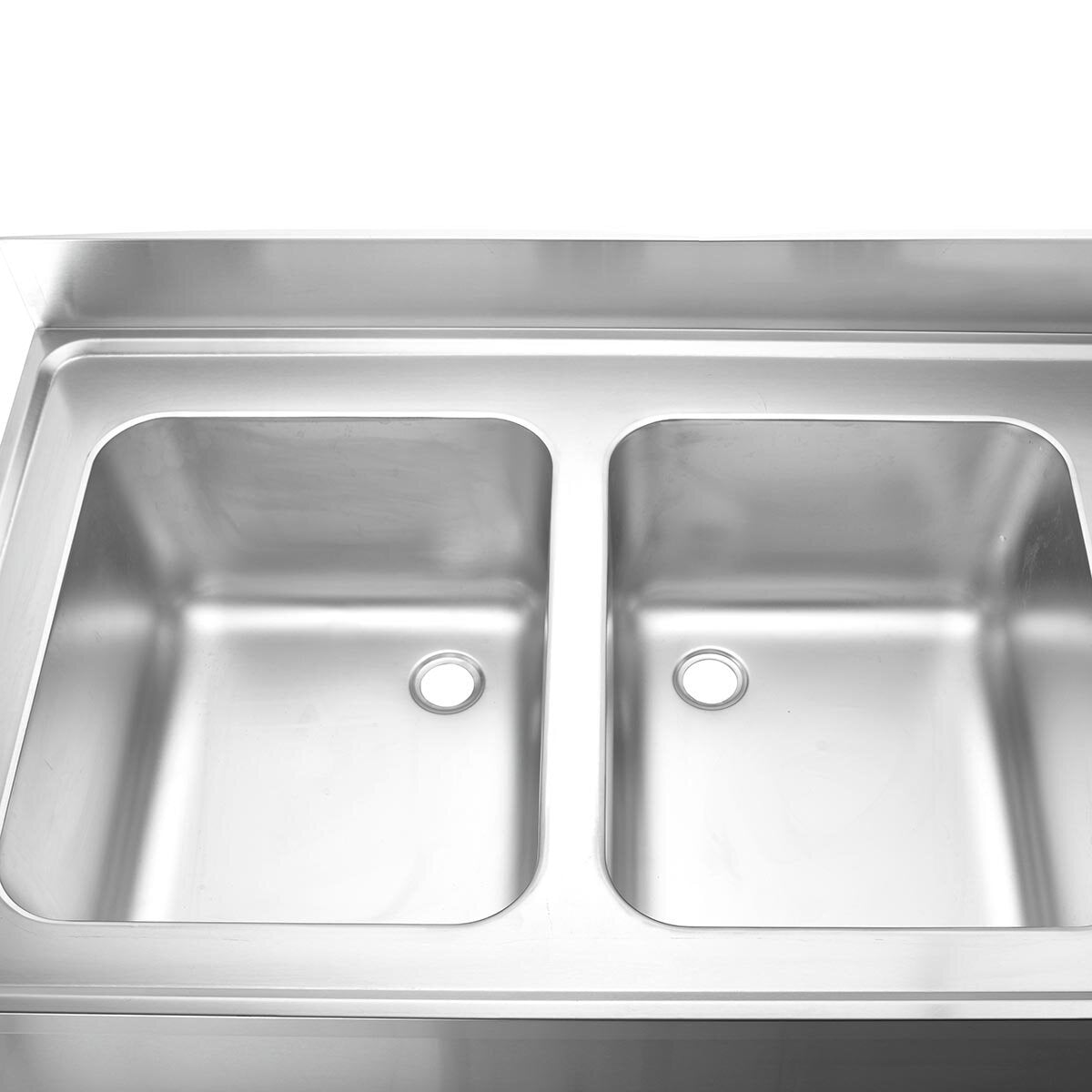 TOPLINE Spülcenter / 2 Becken links , 1800 x 700 mm