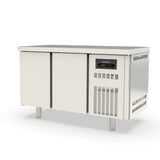 TOPLINE Tiefkühltisch / 2-fach GN1/1 mit 2 Türen, 1345 x 700 mm - Gastro-Bedarf24 GmbH