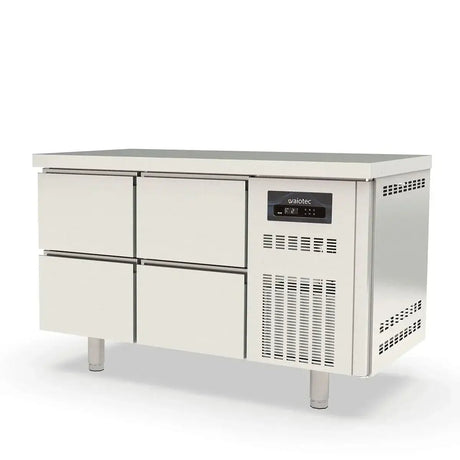 TOPLINE Tiefkühltisch / 2-fach GN1/1 mit 4 Schubladen, 1345 x 700 mm - Gastro-Bedarf24 GmbH