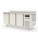 TOPLINE Tiefkühltisch / 3-fach GN1/1 mit 3 Türen & Aufkantung, 1795 x 700 mm - Gastro-Bedarf24 GmbH