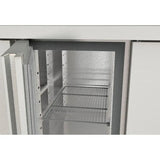 TOPLINE Tiefkühltisch / 3-fach GN1/1 mit 6 Schubladen, 1795 x 700 mm - Gastro-Bedarf24 GmbH