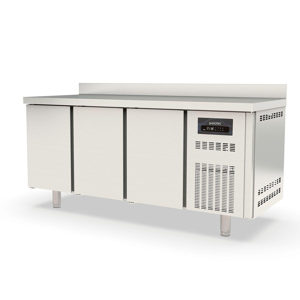TOPLINE derin donduruculu tezgâh / 3x GN1/1, 3 kapılı & arka sıçrama kenarlı, 1795 x 700 mm