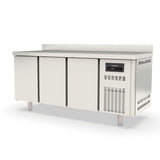 TOPLINE derin donduruculu tezgâh / 3x GN1/1, 3 kapılı & arka sıçrama kenarlı, 1795 x 700 mm