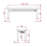 TOPLINE Wärmebrücke / 1 Etage , 1200 x 300 mm