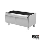 Elektro-Grillplatte 650 - Chrom - 13,5 kW