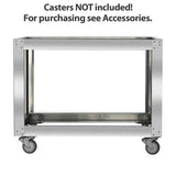 Untergestell für TOPLINE Elektro Pizzaofen 9+9 x 34 cm, B:1450 mm - Gastro-Bedarf24 GmbH