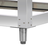 Untergestell für TOPLINE Elektro Pizzaofen 9+9 x 34 cm, 1450 x 1185 mm