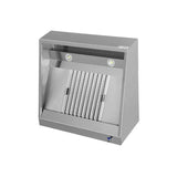 Wandhaube - 1000x950x400 mm - mit Filter und Lampe - Gastro-Bedarf24 GmbH
