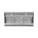 Wandhaube - 1800x950x400 mm - mit Filter und Lampe - Gastro-Bedarf24 GmbH