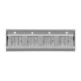 Wandhaube - 3400x700x400 mm - mit Filter und Lampe - Gastro-Bedarf24 GmbH