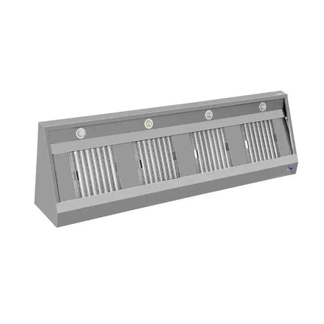 Wandhaube - 3400x950x400 mm - mit Filter und Lampe - Gastro-Bedarf24 GmbH