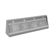 Wandhaube - 3600x700x400 mm - mit Filter und Lampe - Gastro-Bedarf24 GmbH