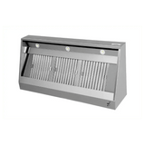 Wandhaube - B2000xT700xH540 - mit Motor, Regler, Filter & Lampe - Gastro-Bedarf24 GmbH