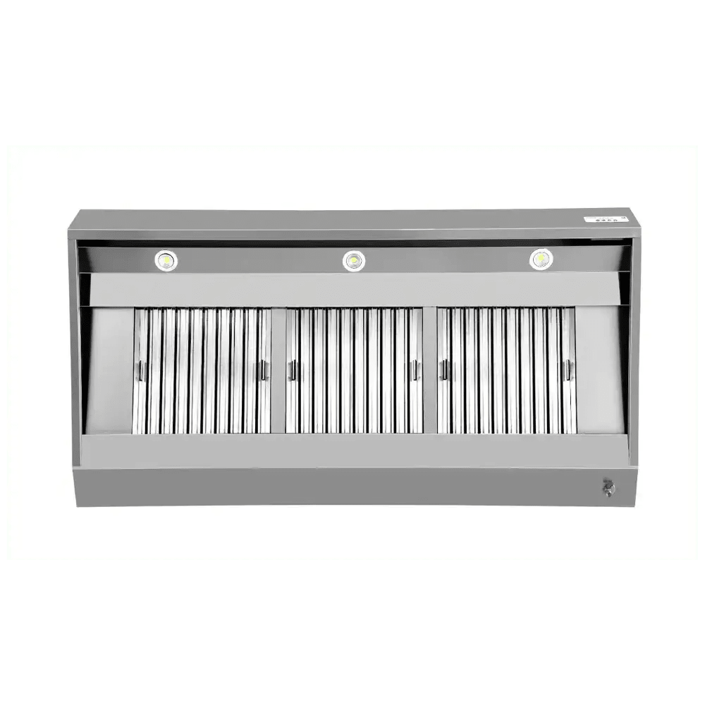 Wandhaube - B2000xT950xH520 - mit Motor, Regler, Filter & Lampe - Gastro-Bedarf24 GmbH