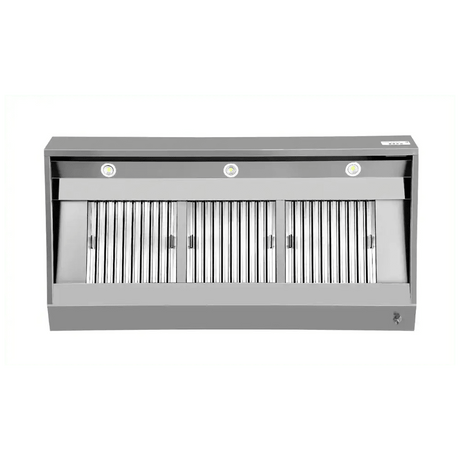 Wandhaube - B3000xT700xH540 - mit Motor, Regler, Filter & Lampe - Gastro-Bedarf24 GmbH