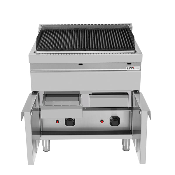Gas Vapor Grill - 800x700x850/900 mm - 15 kW