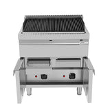 Gas Vapor Grill - 800x700x850/900 mm - 15 kW